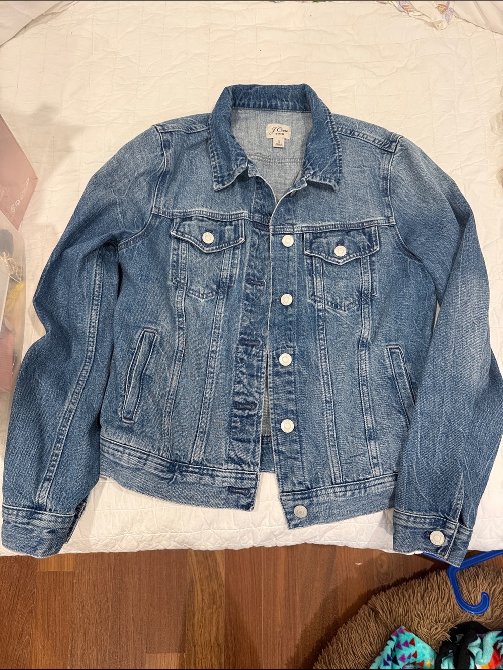 J. Crew Washed Blue Denim Jacket